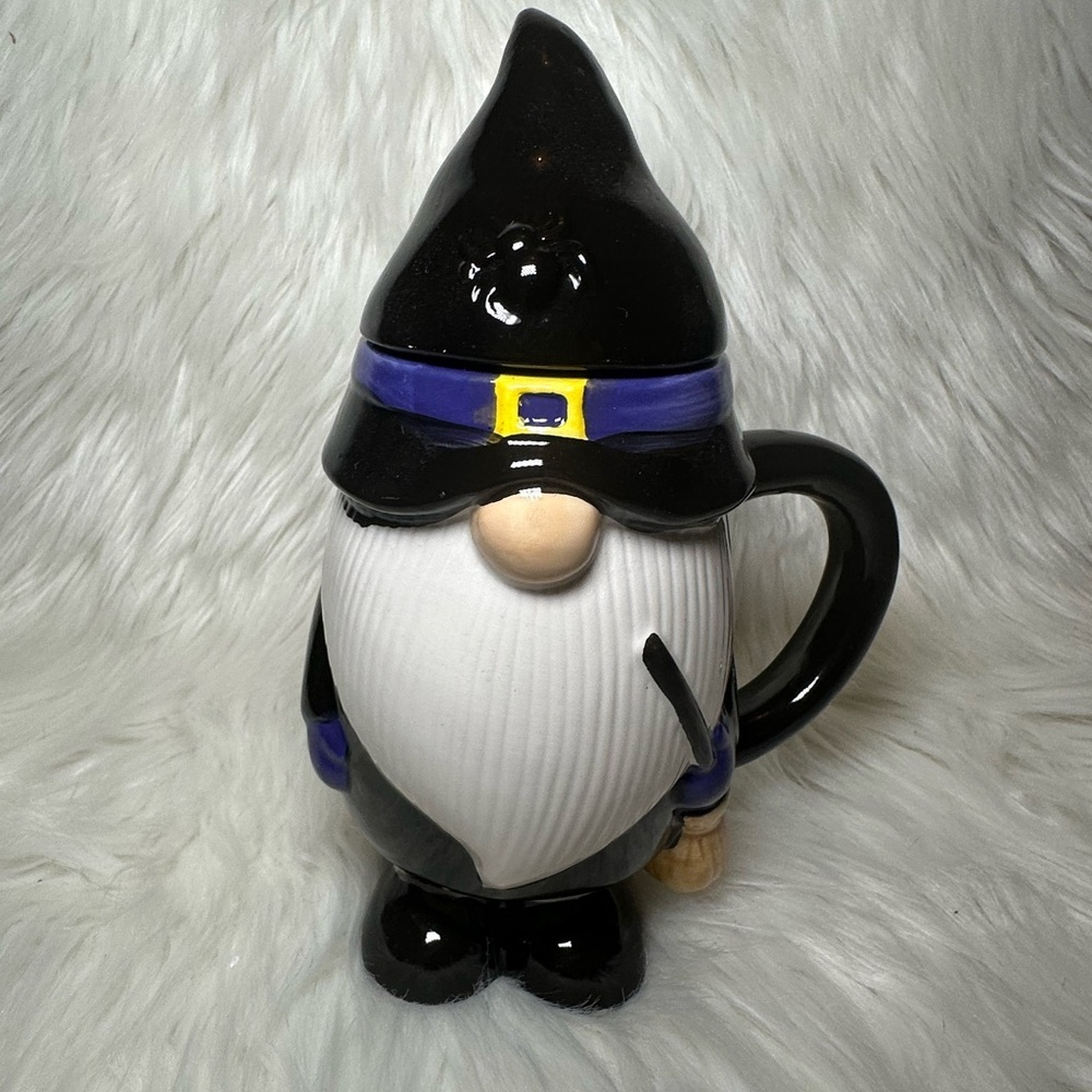 Black and White Gnome Mug